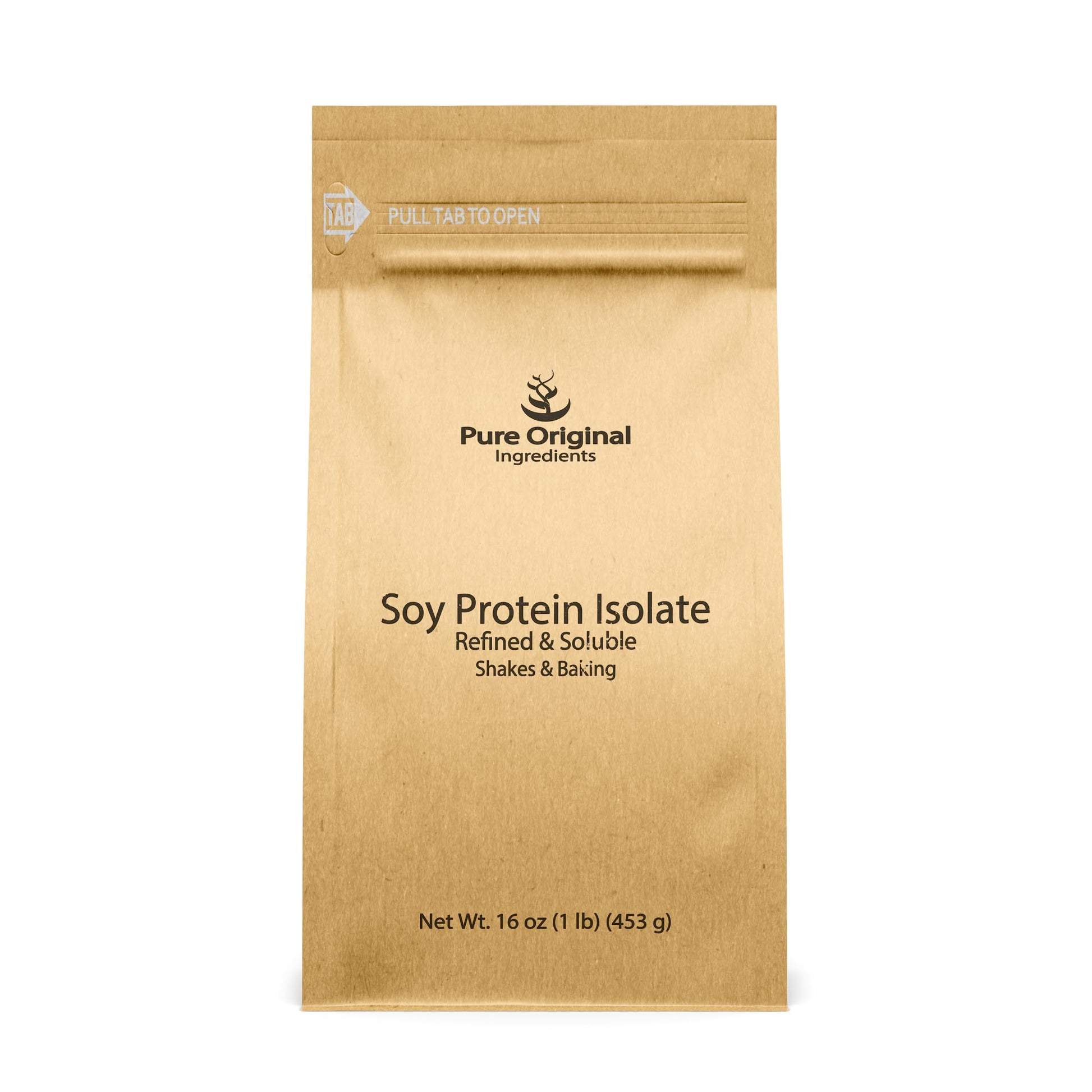 PURE ORIGINAL INGREDIENTS Soy Protein Powder 16 oz