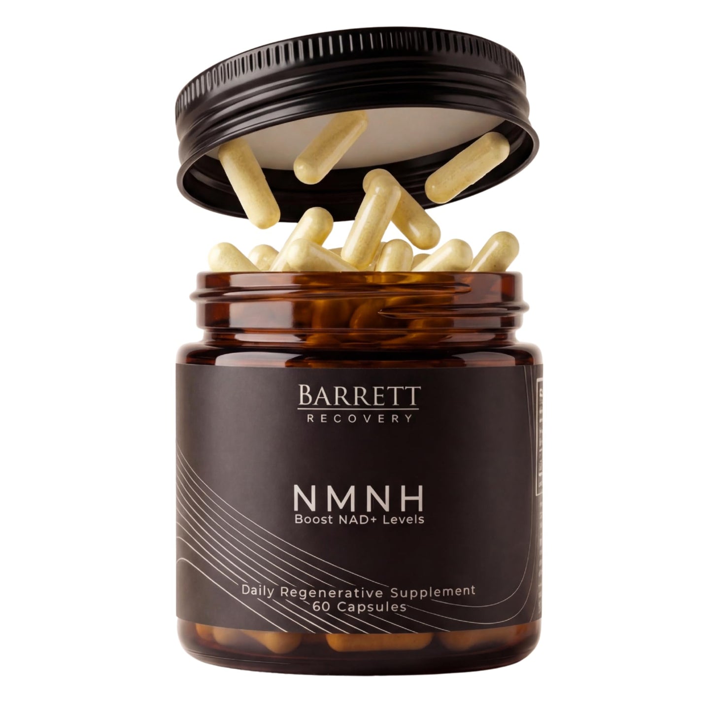 Barrett Recovery NMNH NAD+ Support Supplement – Daily Cellular Energy & Vitality Support Capsules, 60 Count