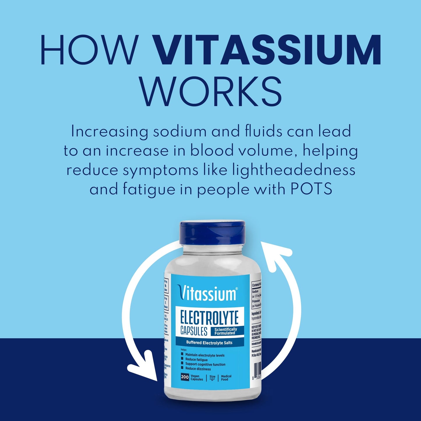 Vitassium Electrolyte Capsules, 200 Count