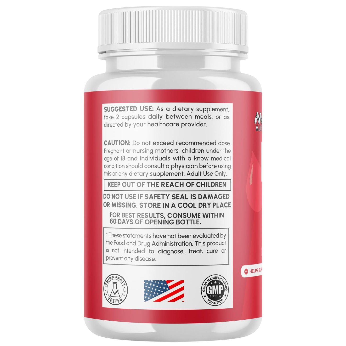 MJO Lipojaro Capsules, 120 Capsules
