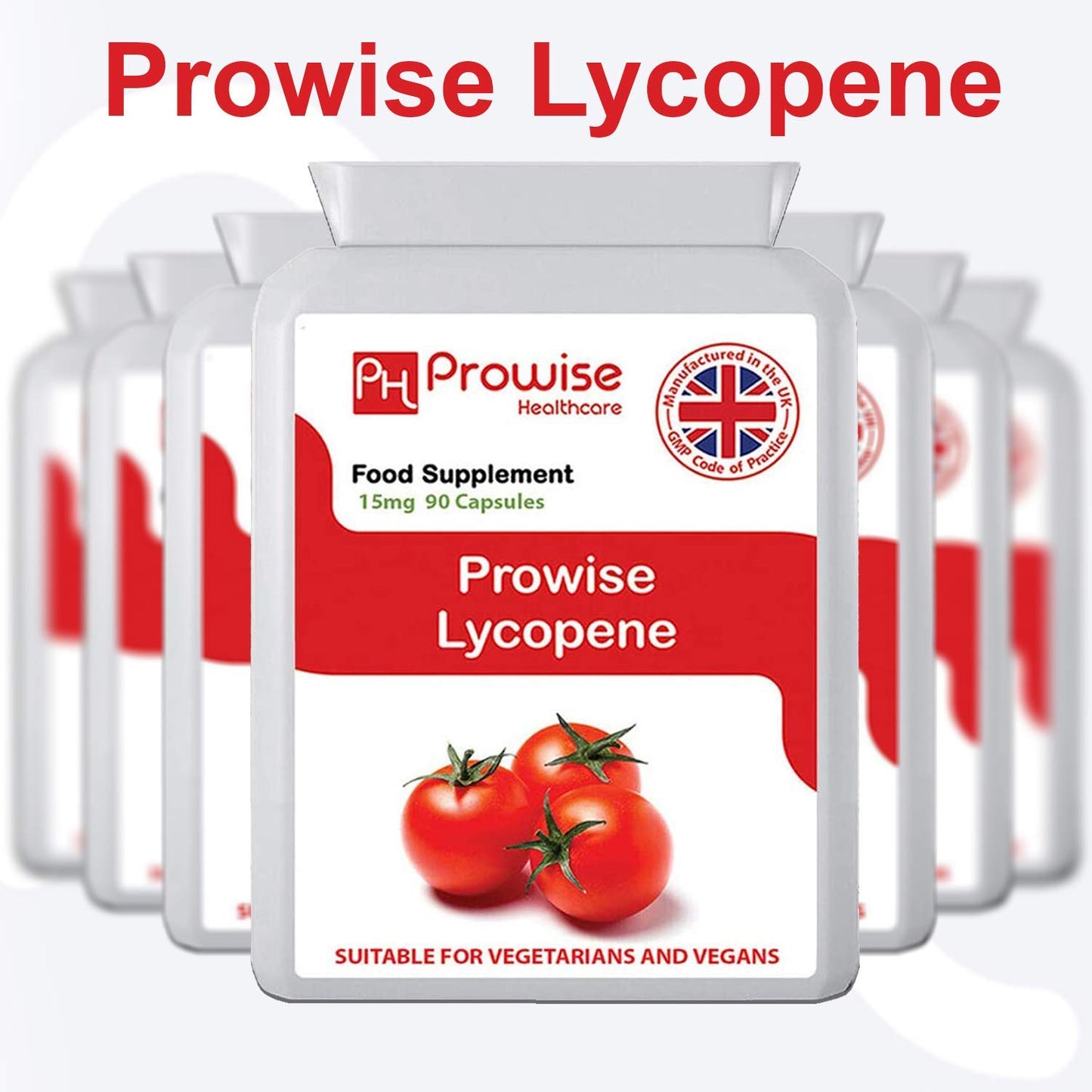 PH PROWISE Healthcare Lycopene 10% Beadlet 15 mg Capsules, 90 Count
