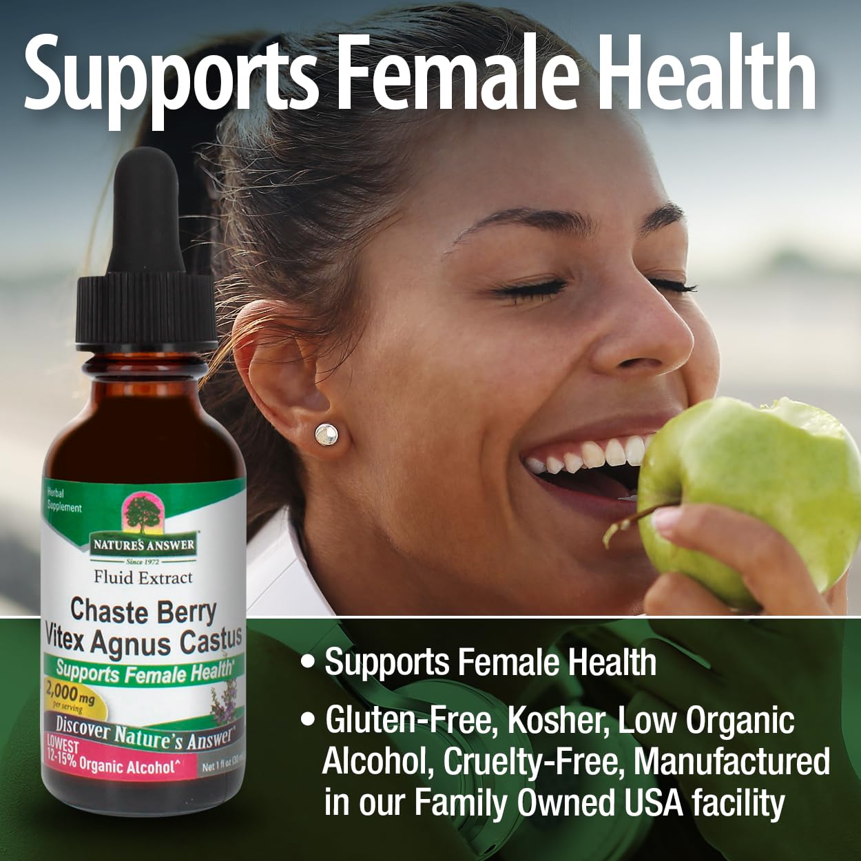 Nature's Answer Supports Female Hormonal Balance Capsule, 1 Count