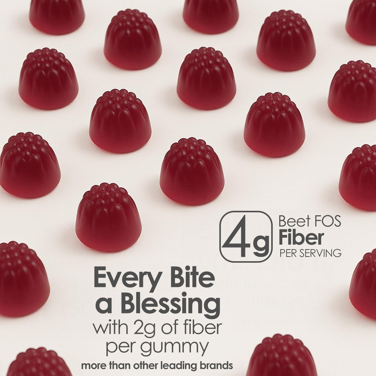 JINMAO Clean Fiber Gummies for Men, 60 Gummies