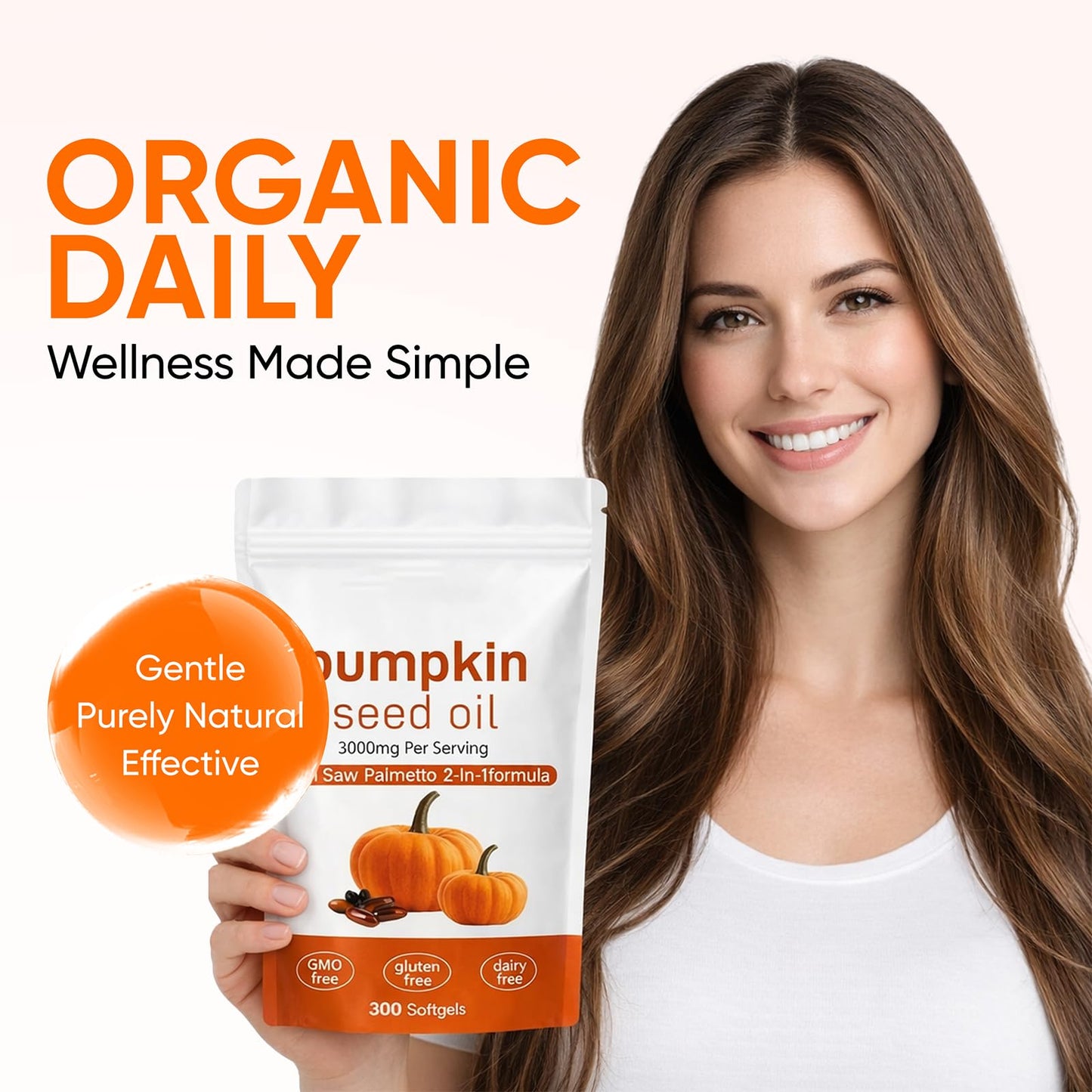 Hanachi Molana Pumpkin Seed Oil Softgel 1 Count