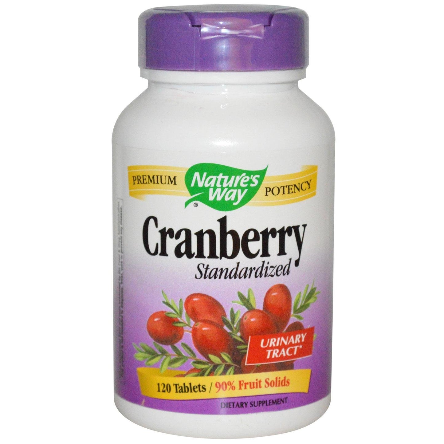 Nature's Way Cranberry Standardized 400 mg Tablet, 120 Count