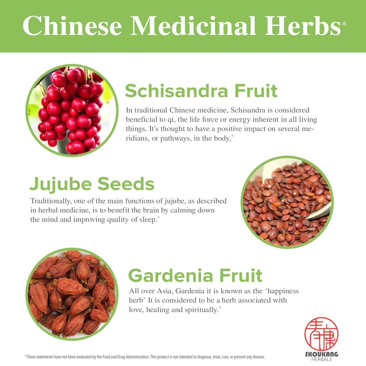 SHOUKANG Herbal Chinese Medicine Supplements 60 Capsules
