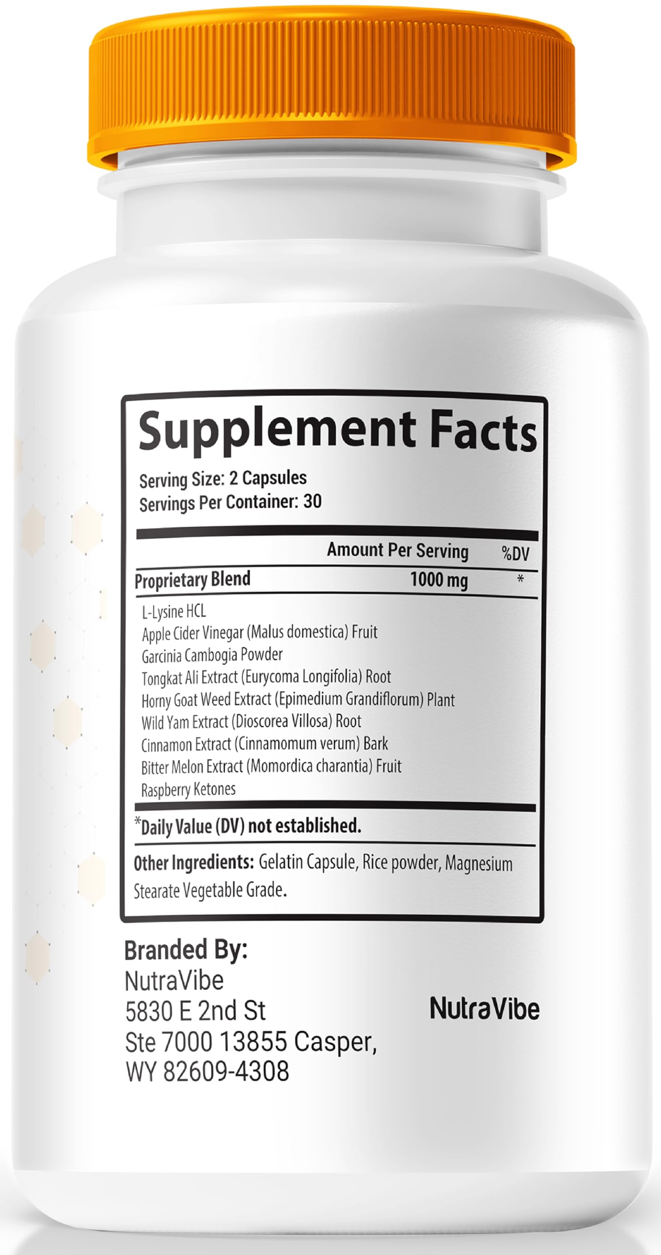 NutraVibe InsuFend Capsules, 180 Capsules