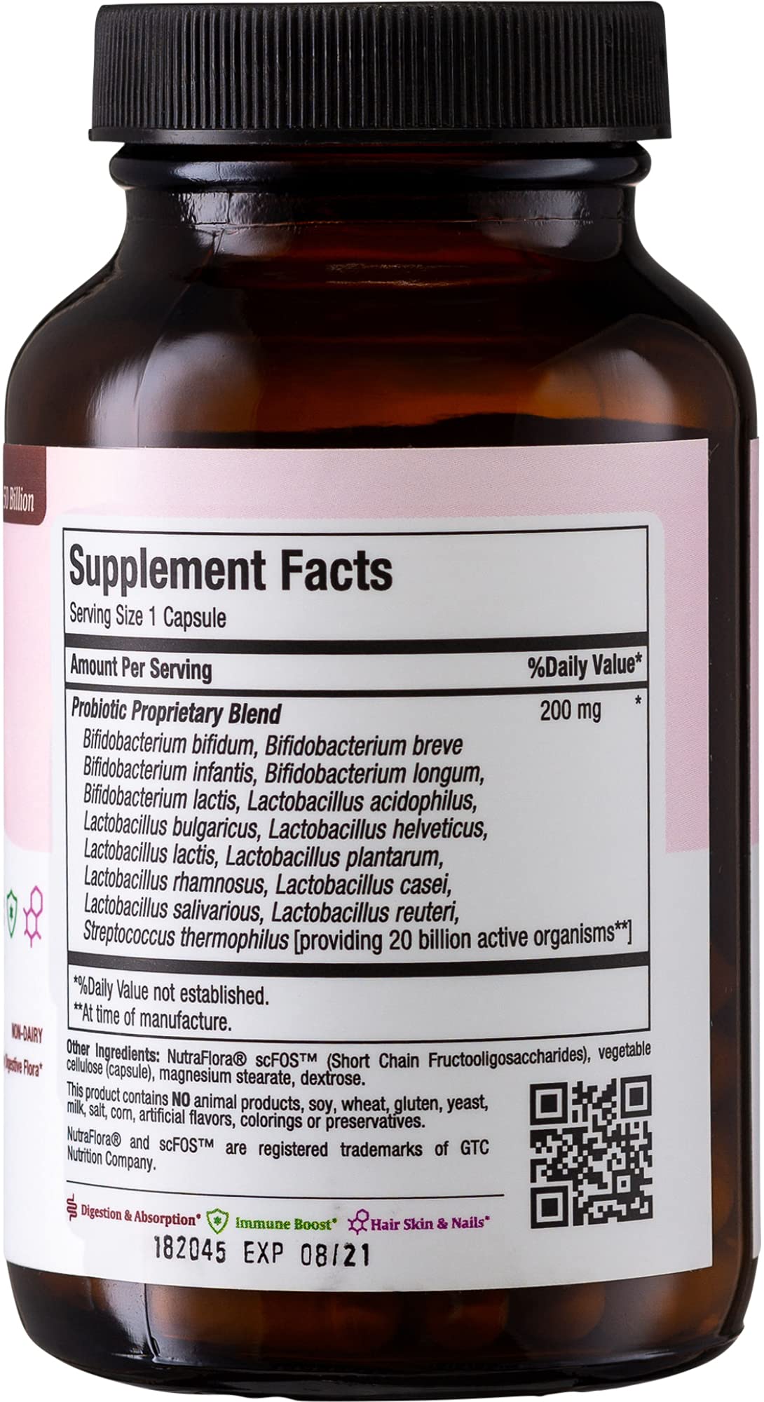 Maxi Health Probiotics for Digestive Health and Gut Capsules, 60 Count