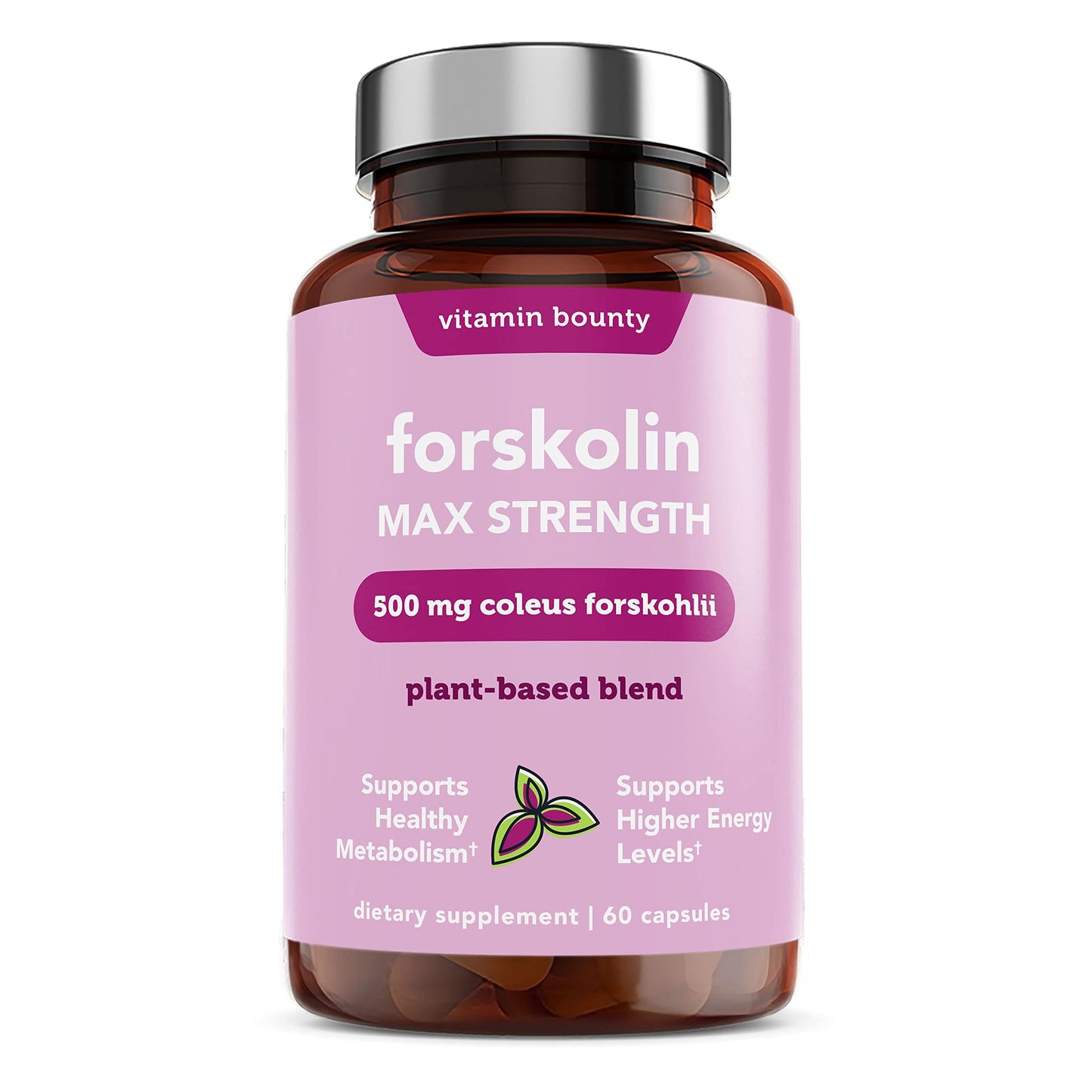 Vitamin Bounty Forskolin Maximum Strength for Weight Loss Capsules 60 Count