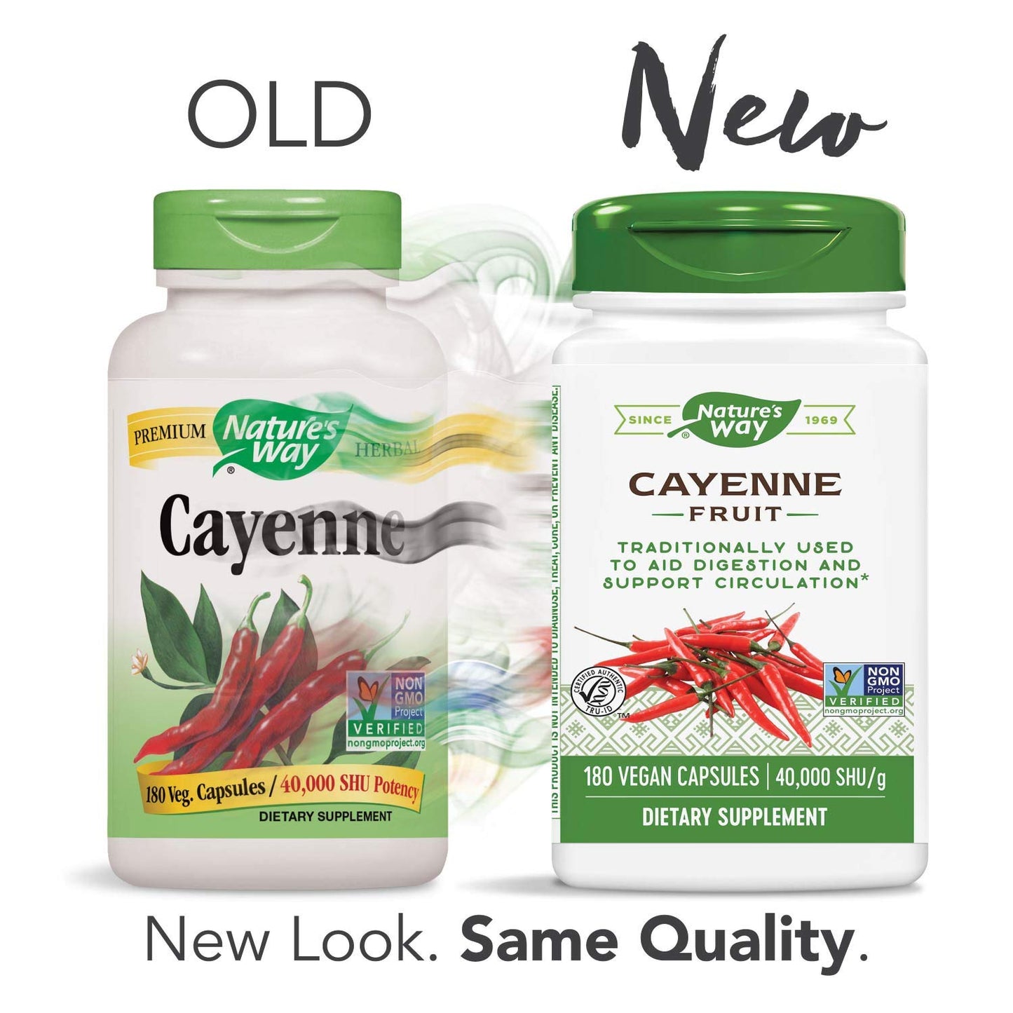 Nature's Way Cayenne 40,000 SHU Potency, 360 Capsules