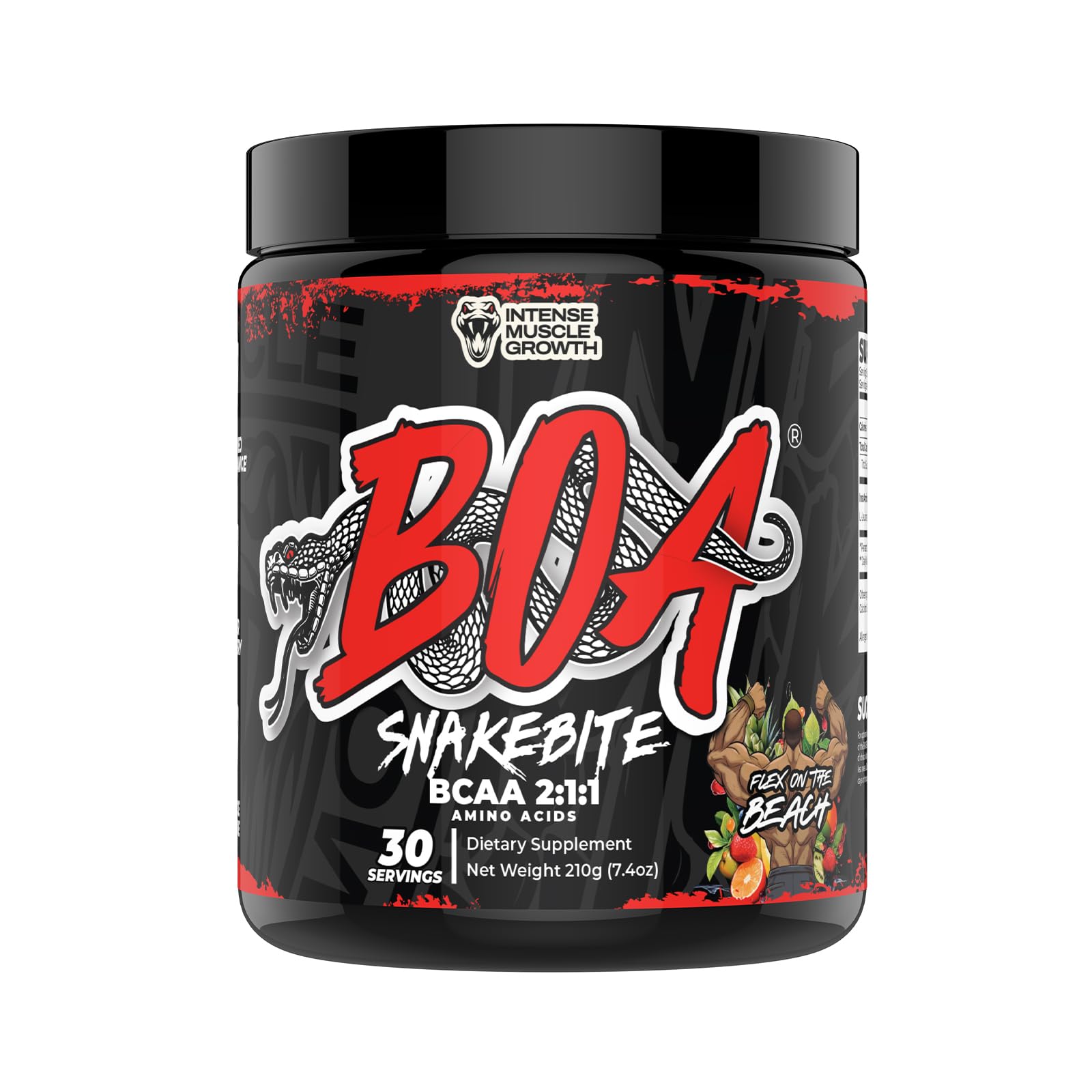 BOA Snakebite BCAA 2:1:1 Powder 7.4 oz