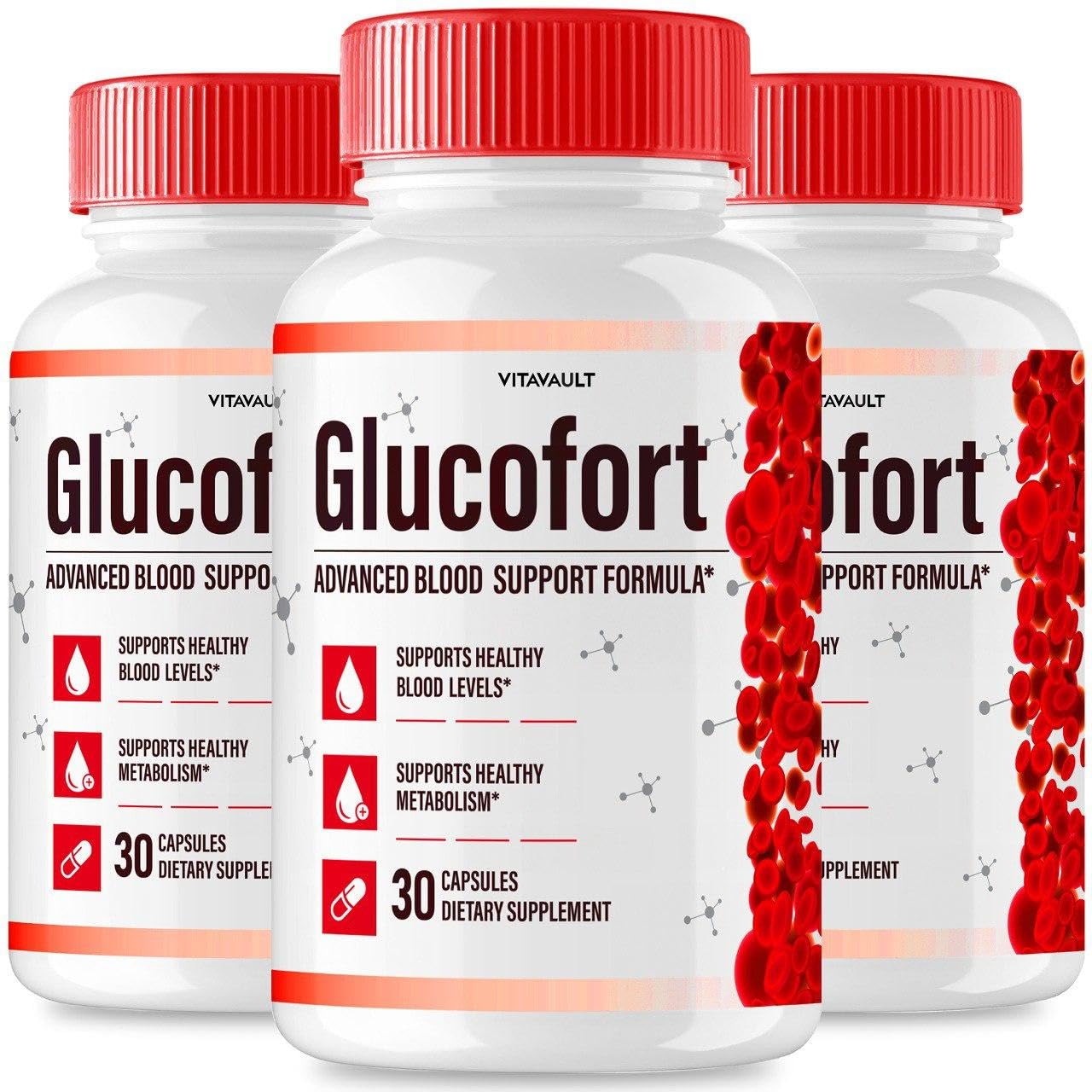 Vitavault Glucofort Max Advanced Blood Support Formula 180 Capsules