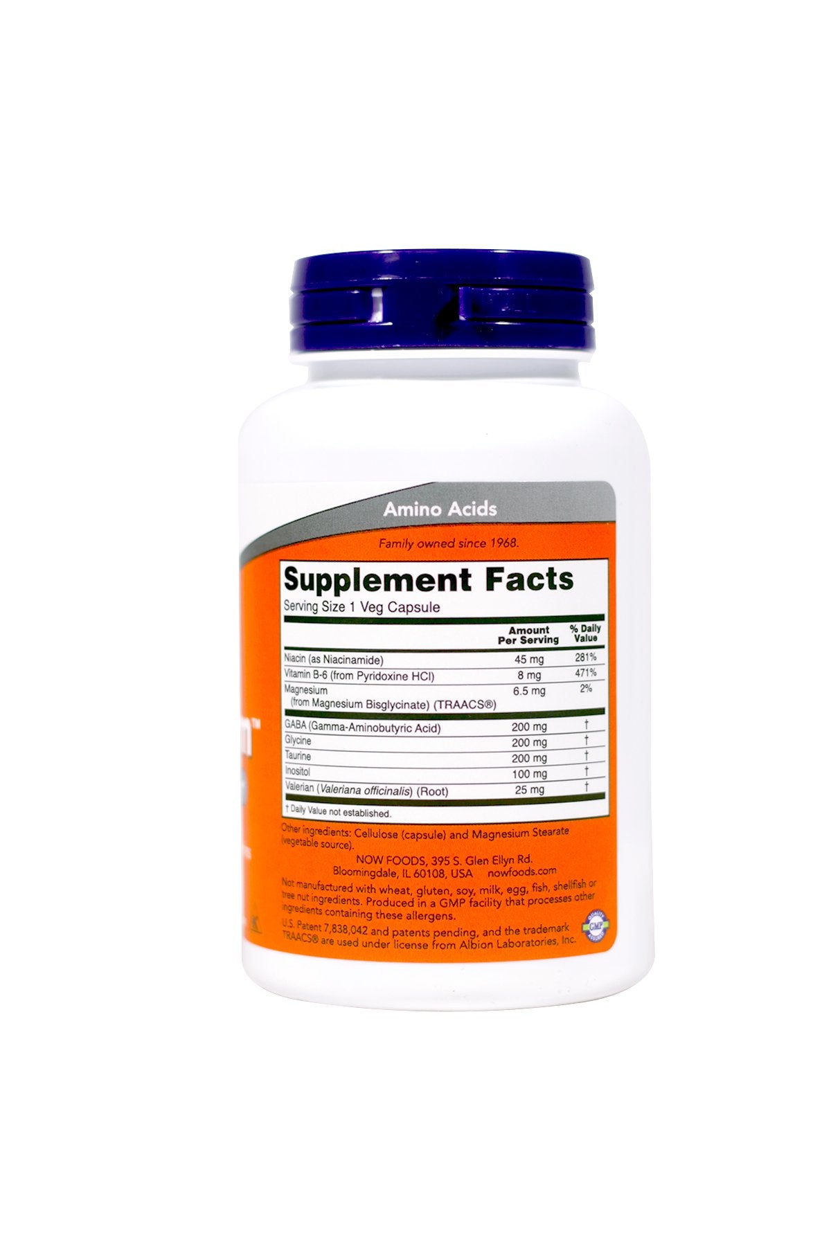 NOW Foods True Calm Amino Relaxer Capsules 180
