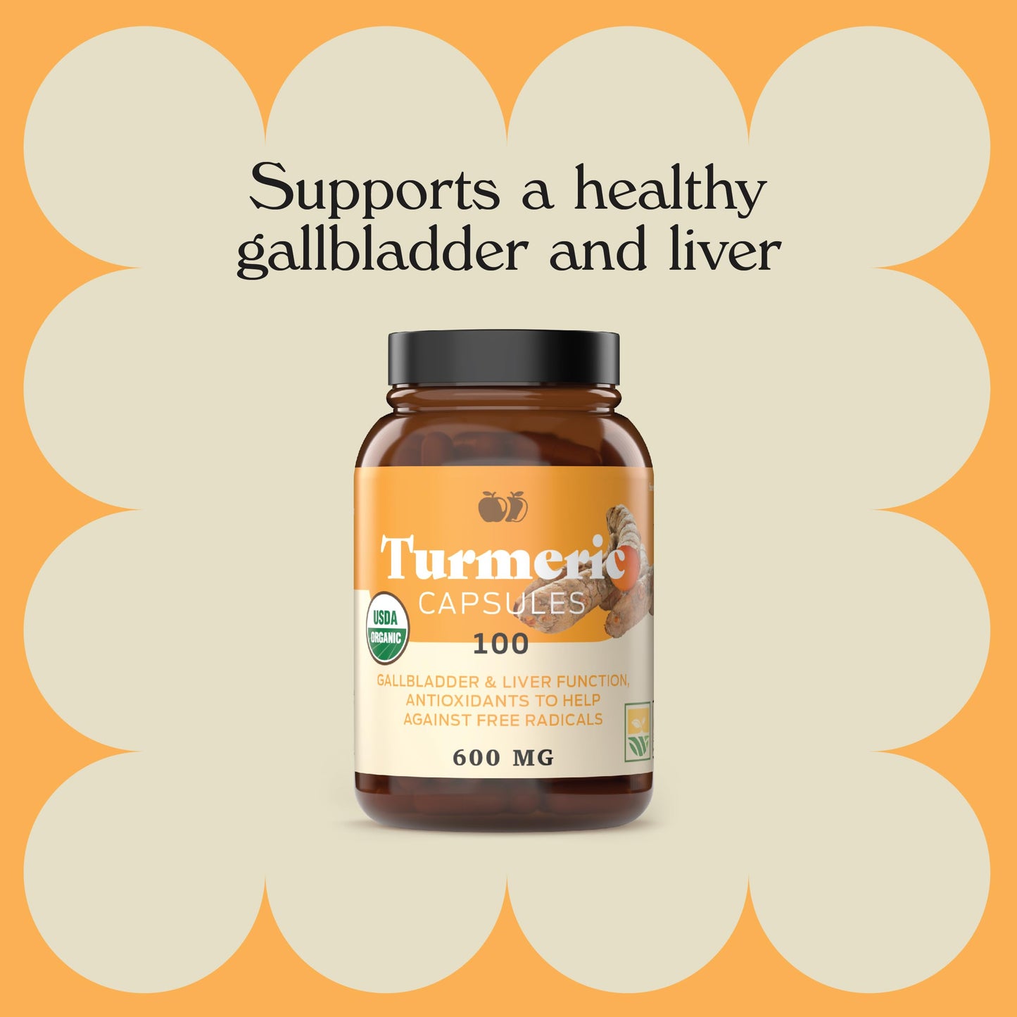 Complete Natural Products Turmeric Capsules & Uric Acid Complete 16oz Bundle, 2 Count