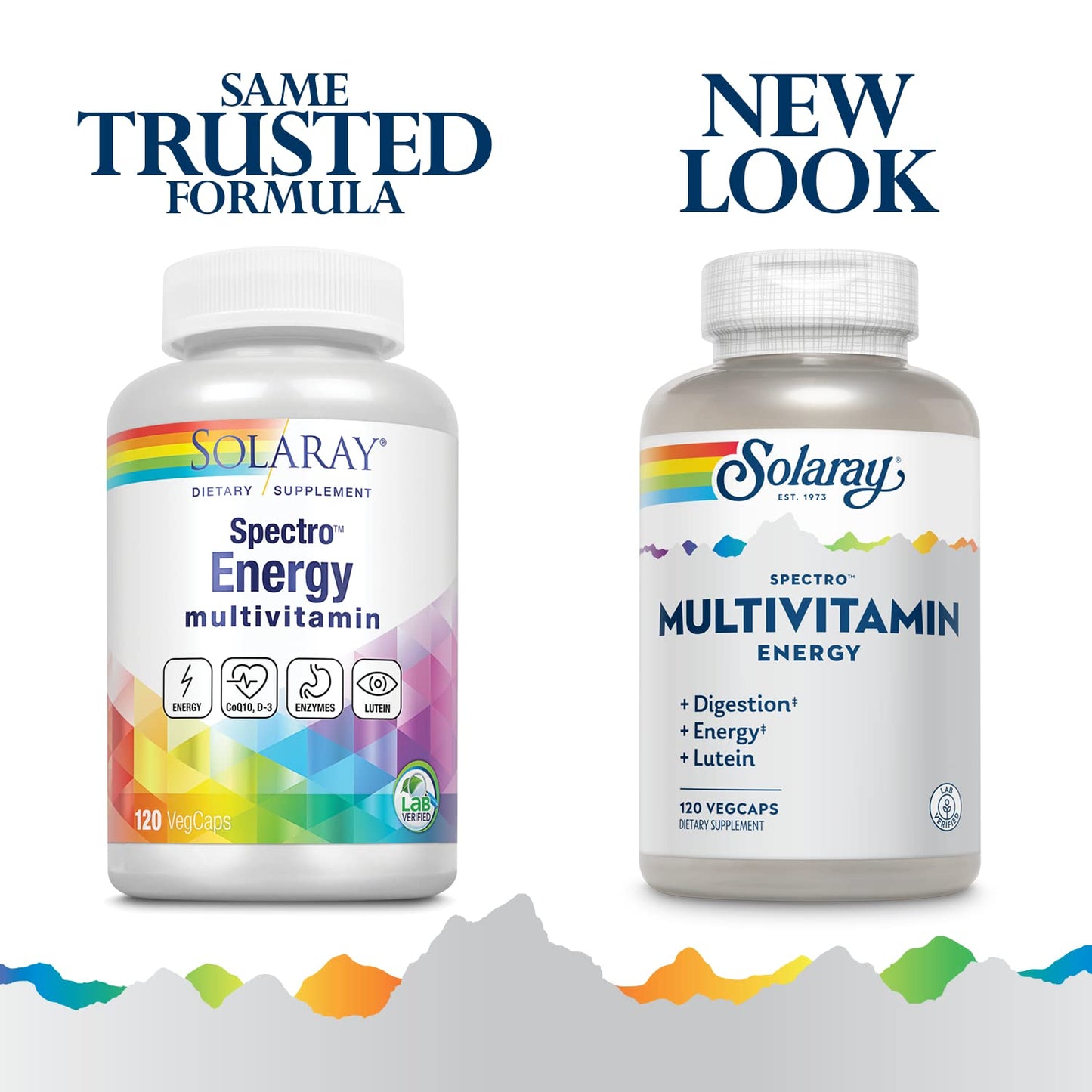 SOLARAY Spectro Energy Multivitamin for Women and Men 120 VegCaps