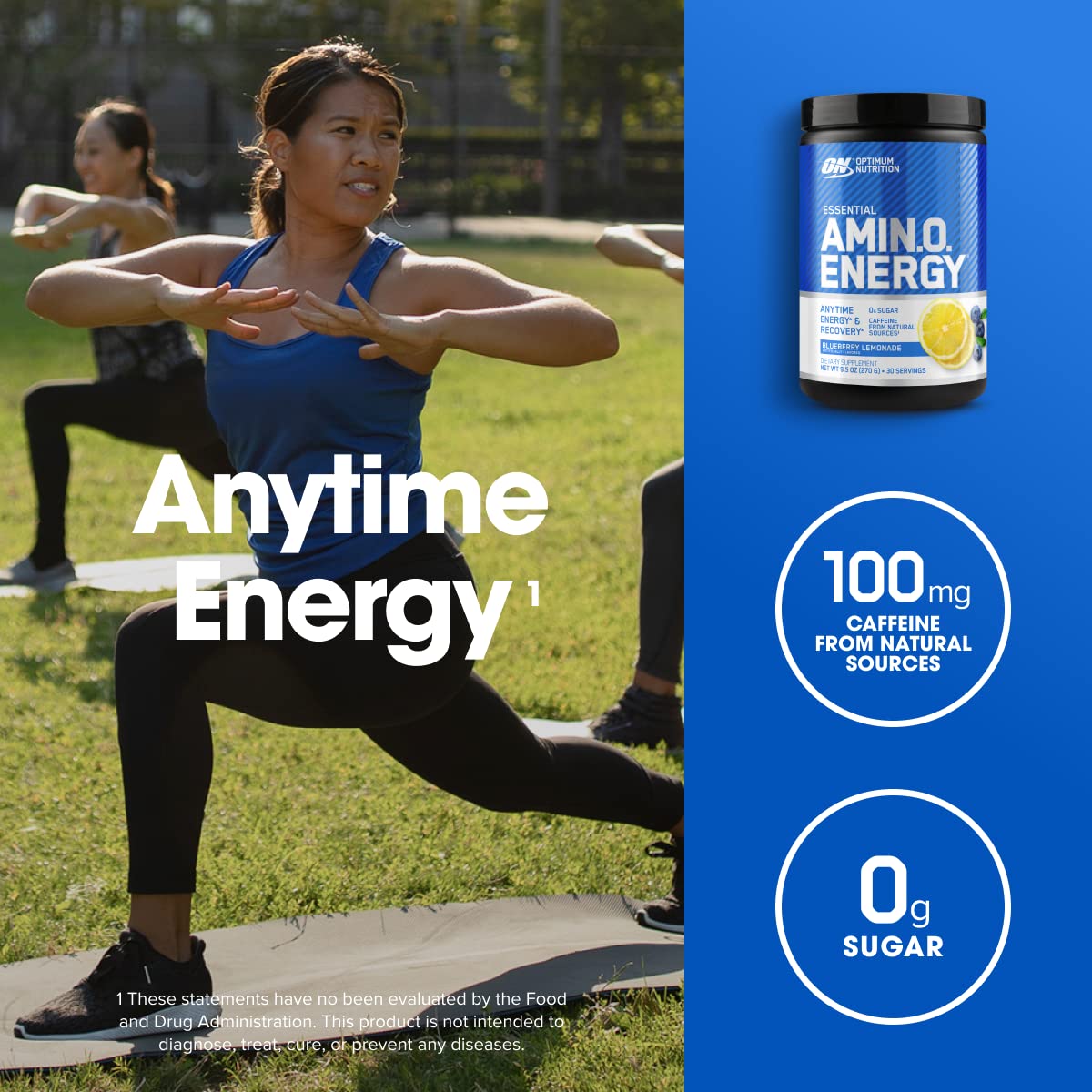 Optimum Nutrition Amino Energy Powder 9.5 Ounce