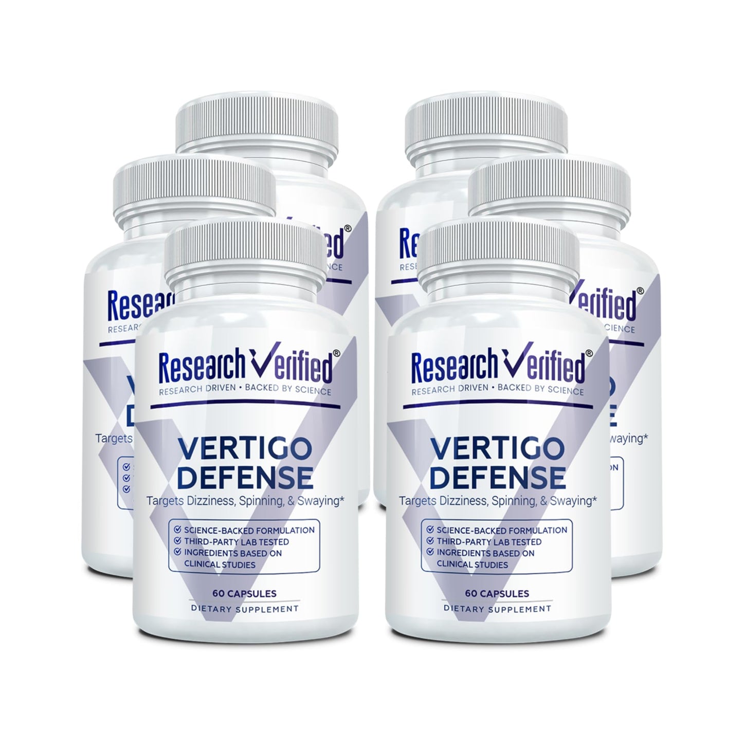 Research Verified Vertigo Defense Capsules 60 Count