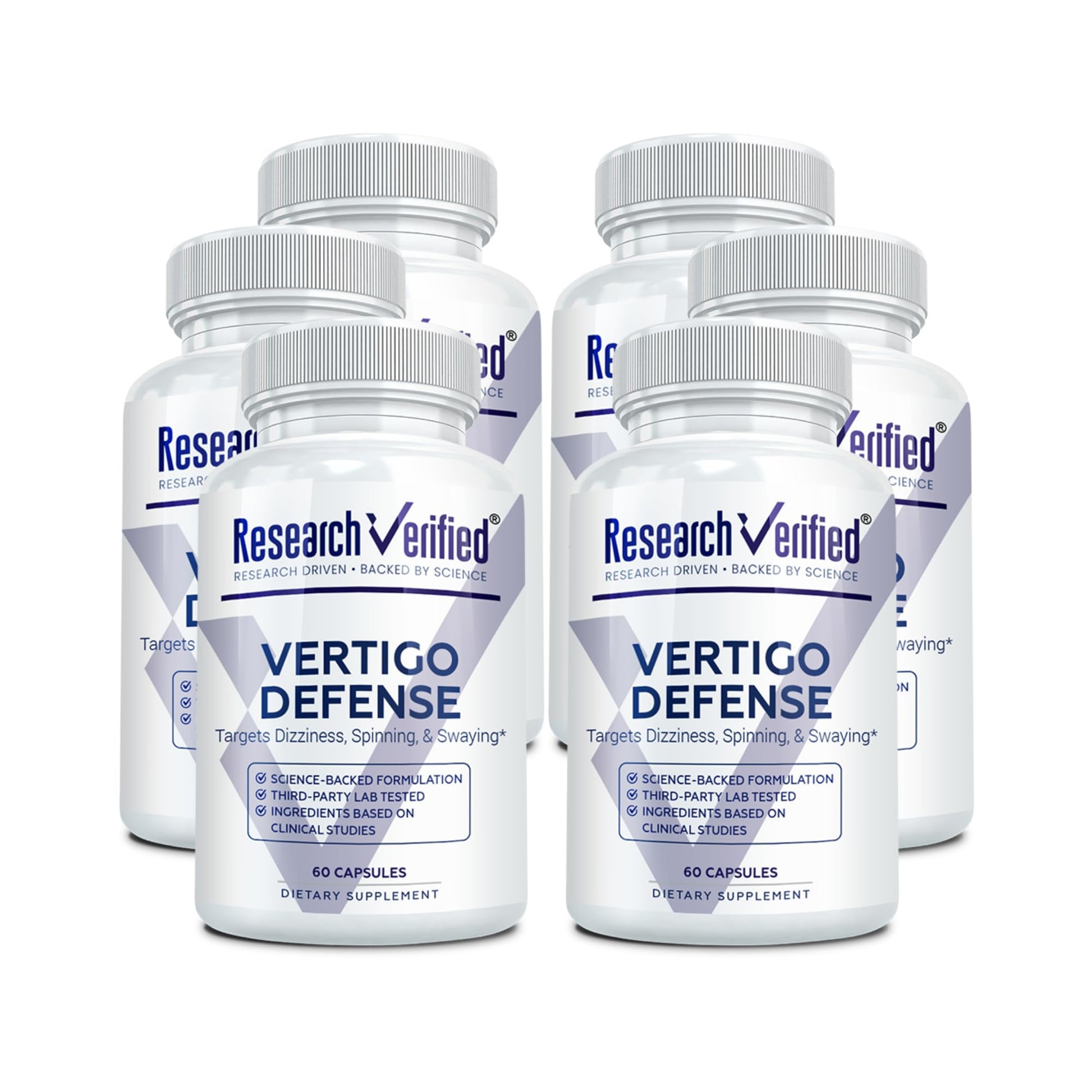 Research Verified Vertigo Defense Capsules 60 Count