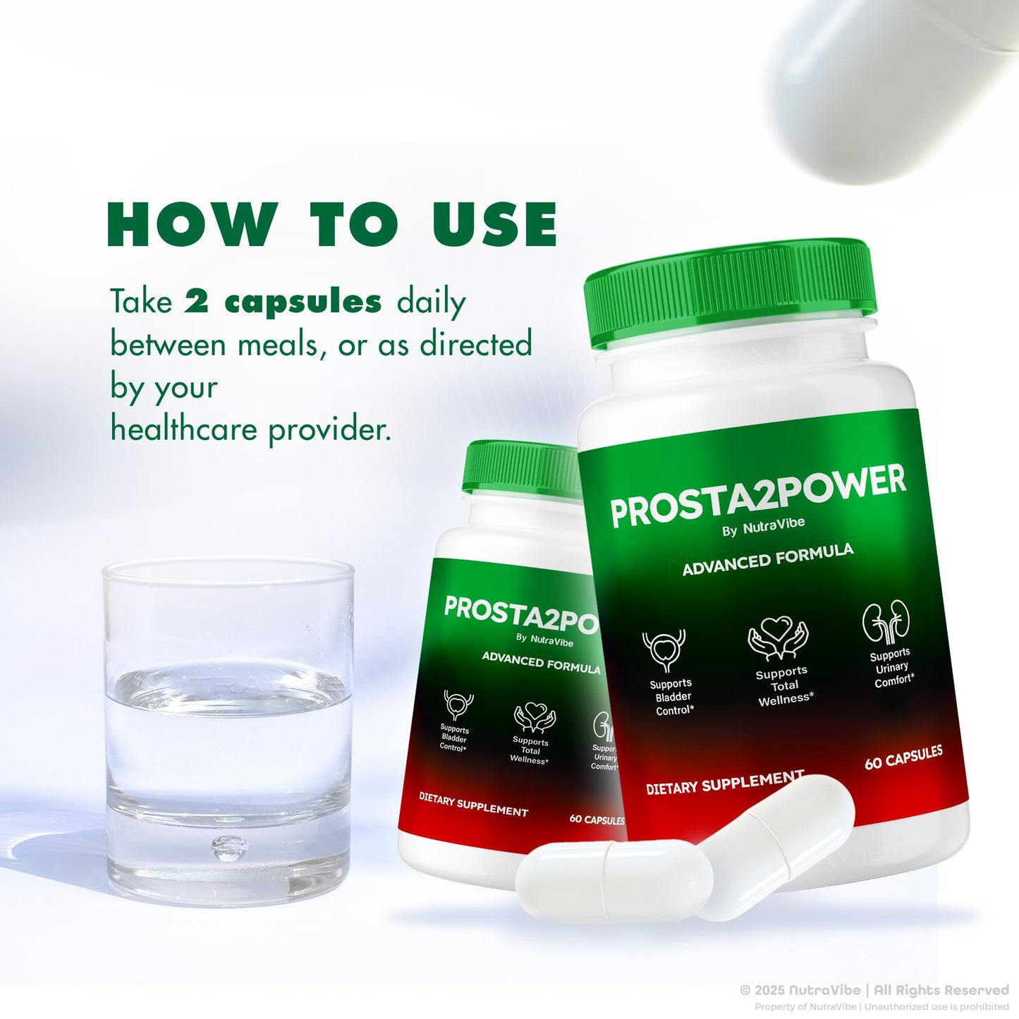 NutraVibe Prosta2Power 180 Capsules