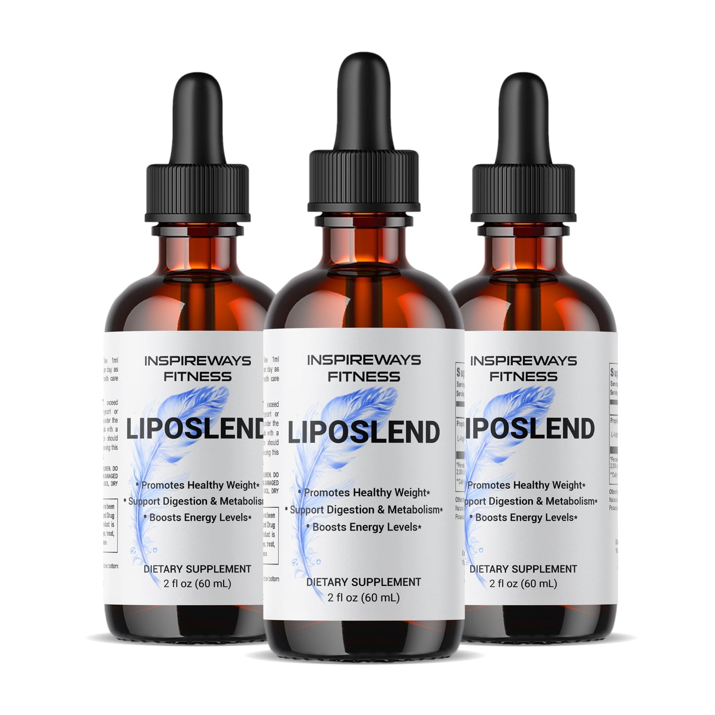 Fitness InspireWays LipoSlend Drops Capsules, 3 Capsules