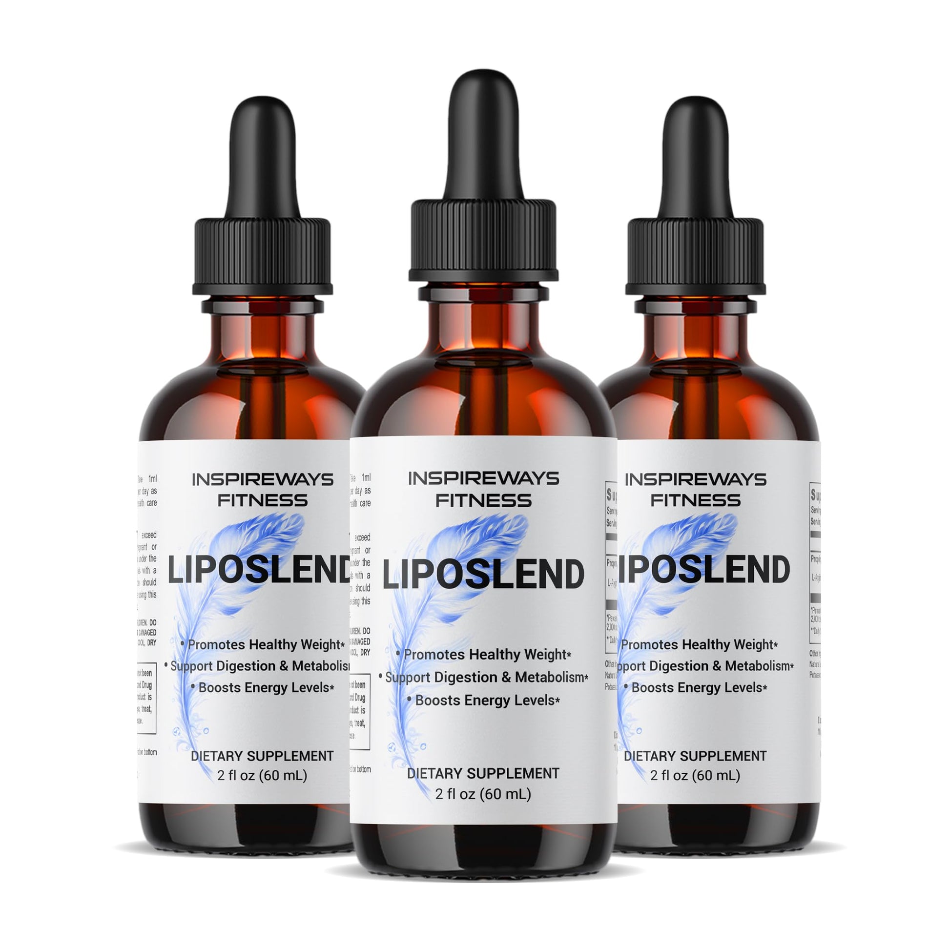 Fitness InspireWays LipoSlend Drops Capsules, 3 Capsules