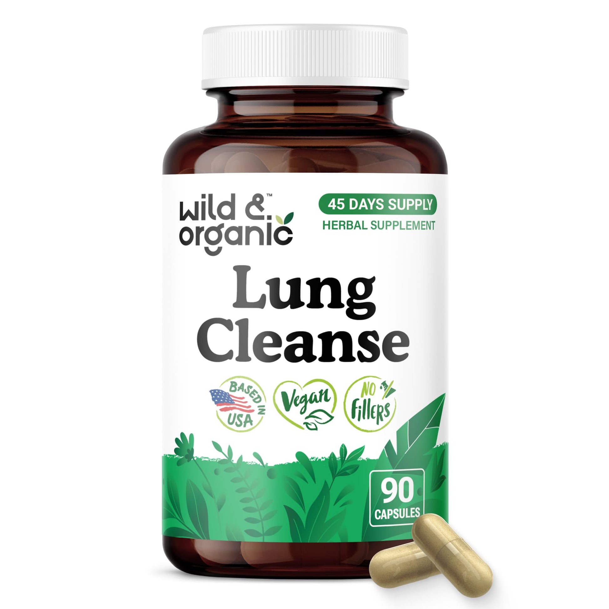 Wild & Organic Lung Cleanse 90 Capsules
