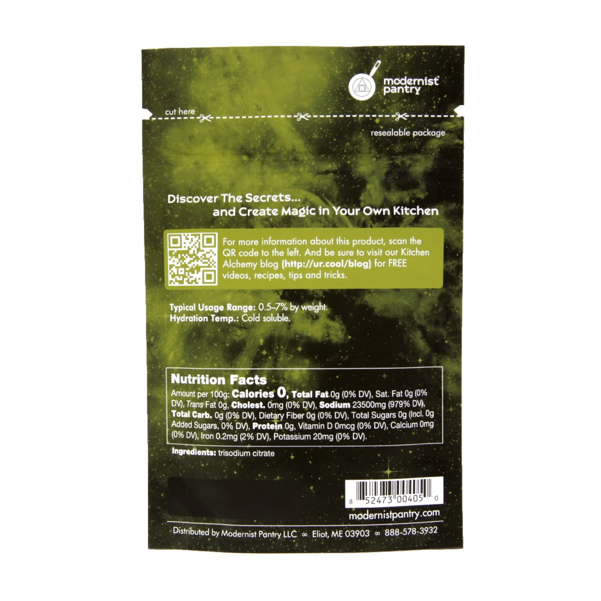 Modernist Pantry Pure Sodium Citrate Powder, 2 oz