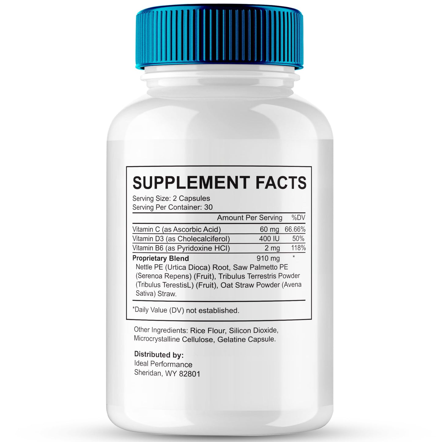 IDEAL PERFORMANCE Alpha Stream Plus Prostate Health Supplements for Men Capsules, 300 Capsules