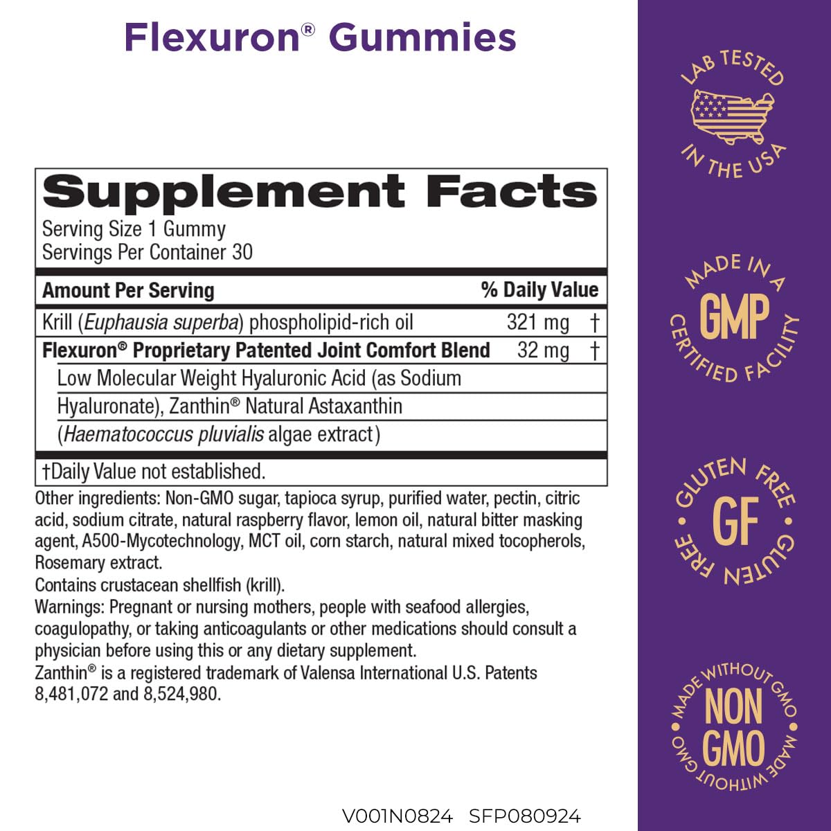 Purity Products Flexuron Gummies Joint Formula 30 Gummies