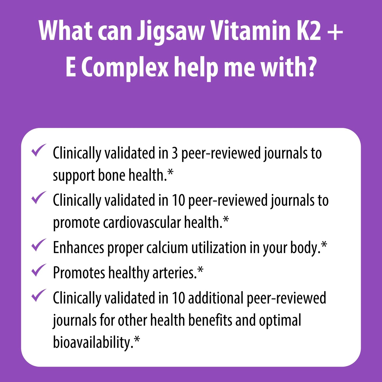 Jigsaw Health Vitamin K2 + E Complex Softgels 60