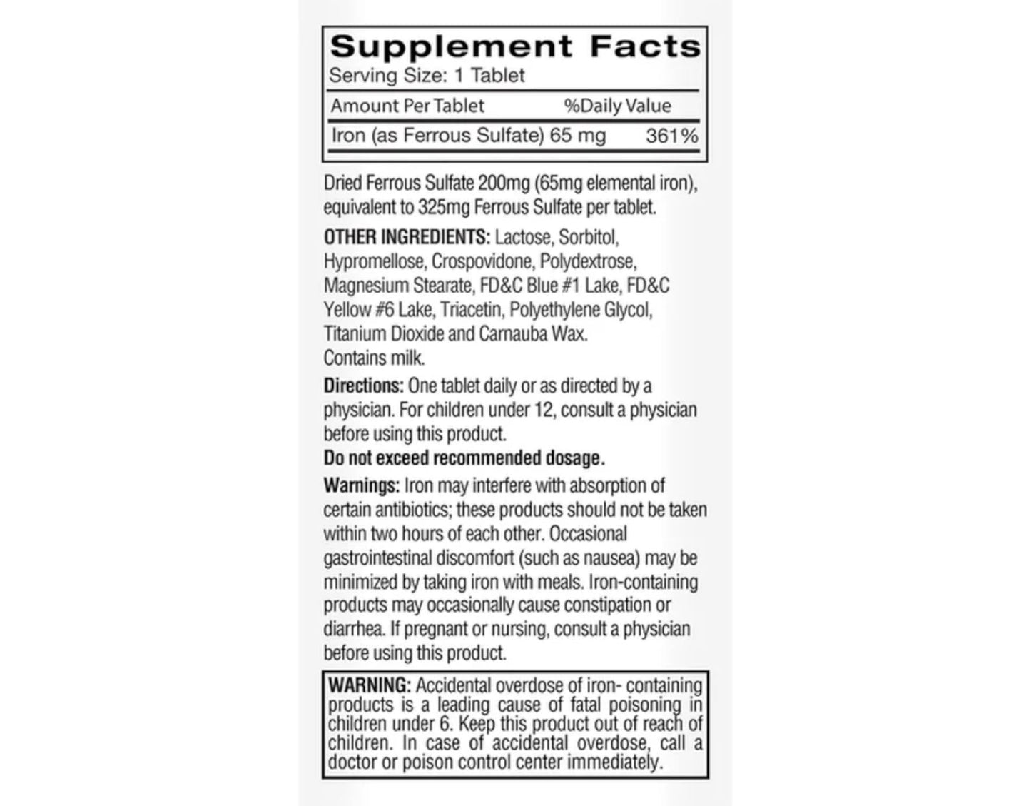 Feosol Original Vitamins 240 Capsules