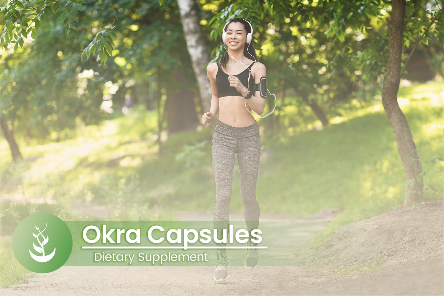 Pure Original Ingredients Okra Extract Capsules 100 Count