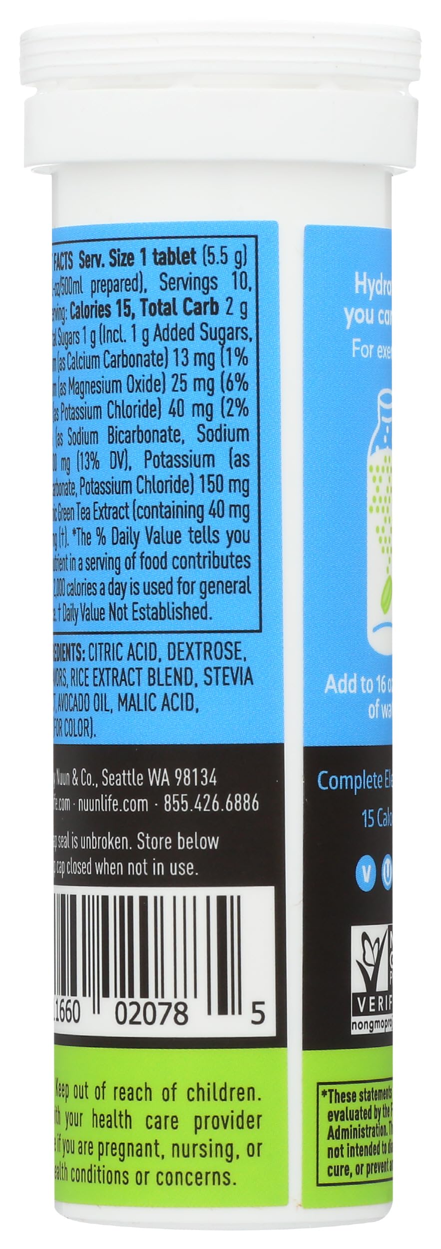 Nuun Drink Tag Energy Fresh Lime Tablet 1 Count