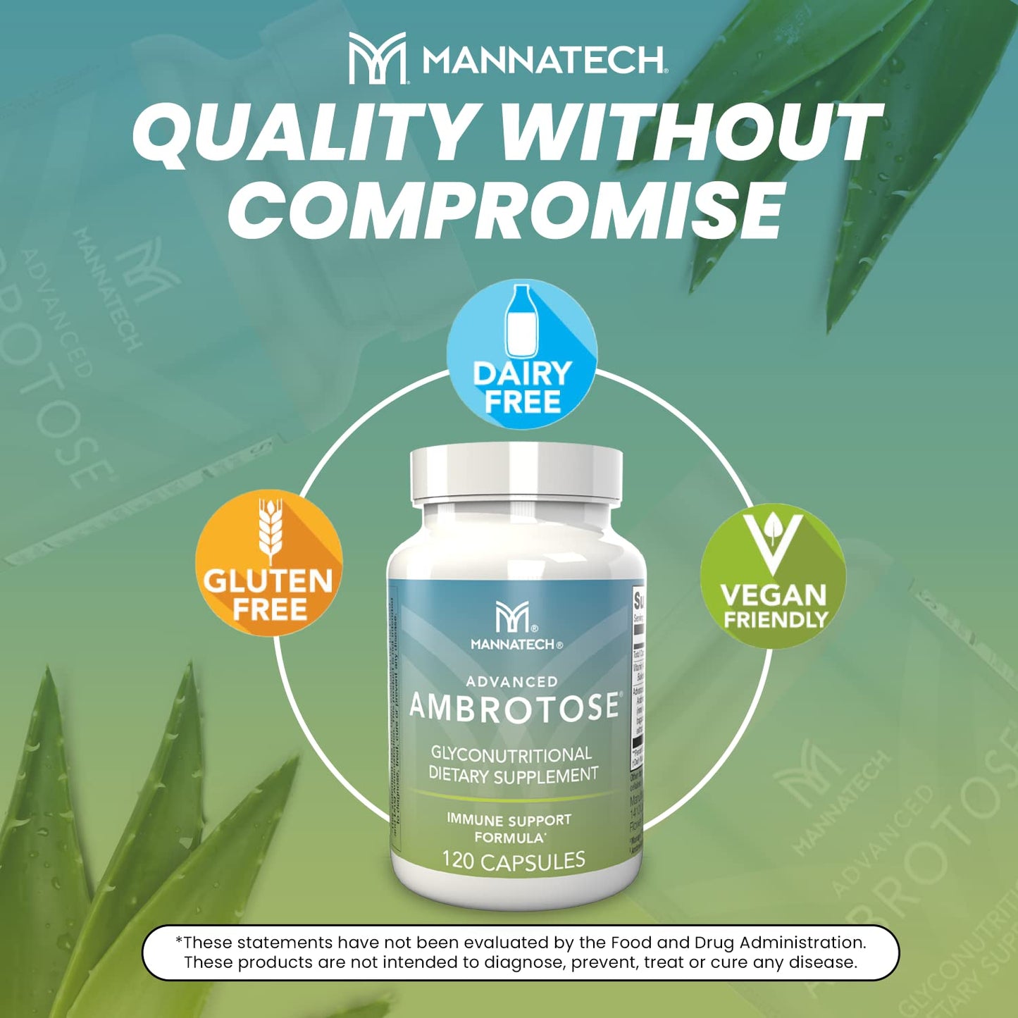 Mannatech Advanced Ambrotose Capsules 120