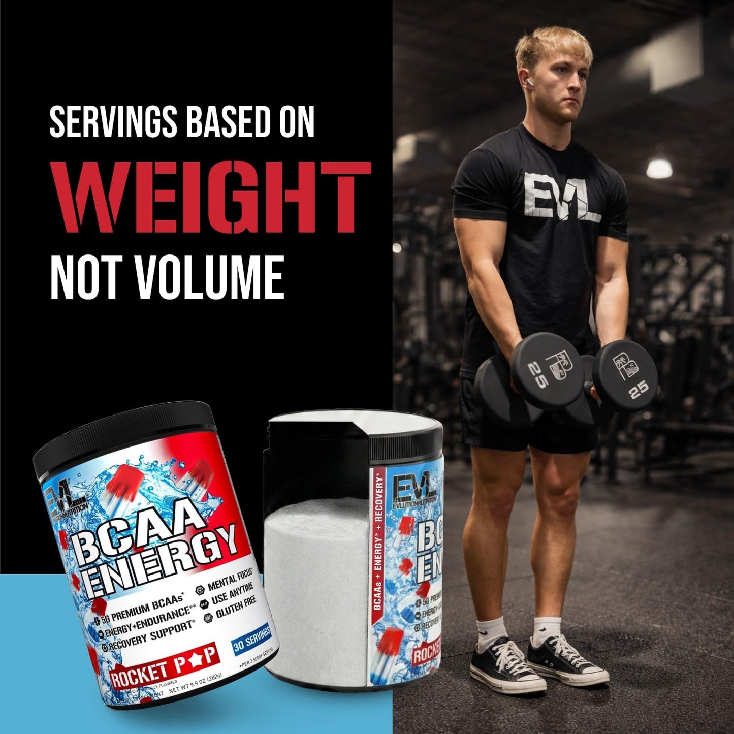 Evlution BCAAs Amino Acids Powder, 9.9