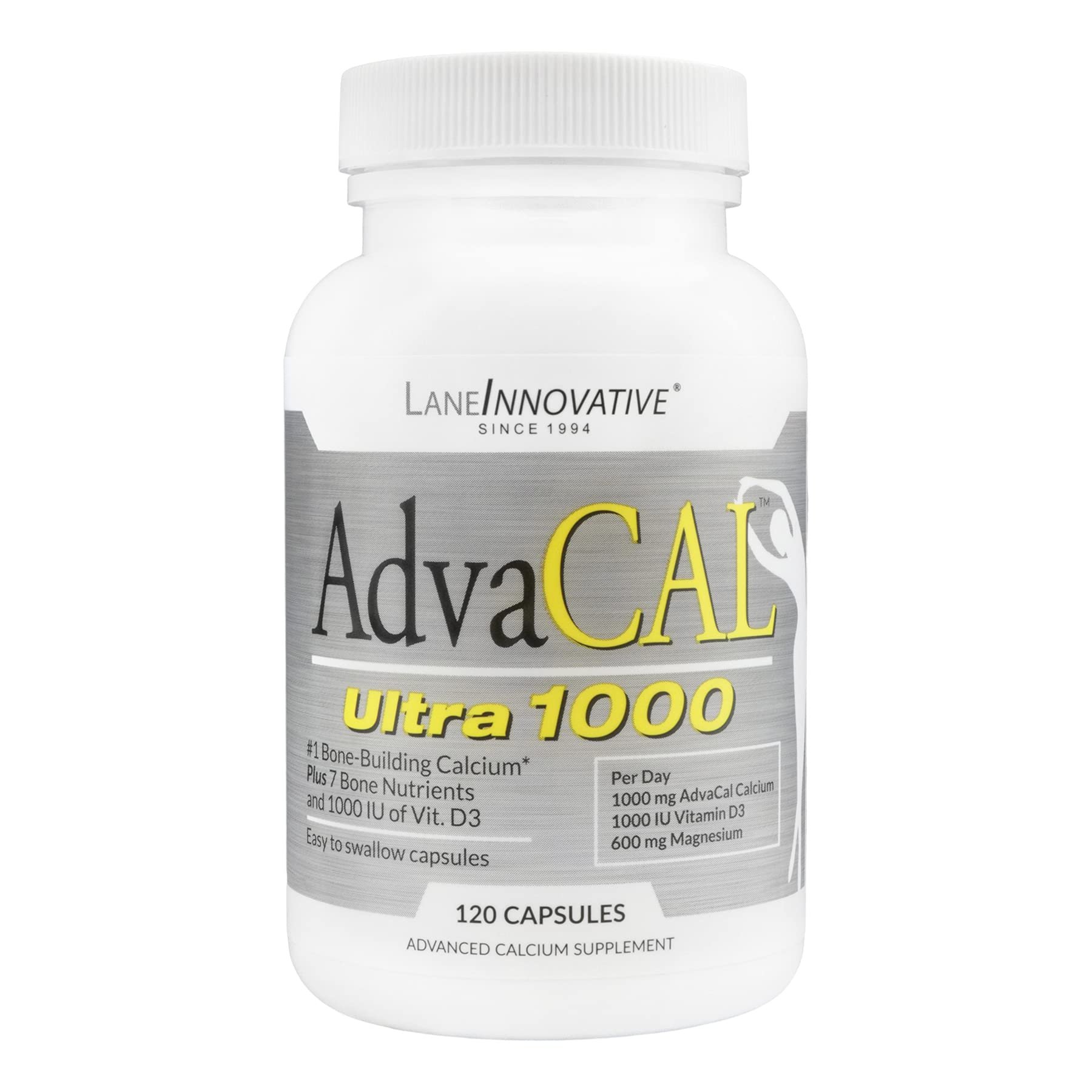 Lane Labs AdvaCAL Ultra 1000 Capsule, 120 Count