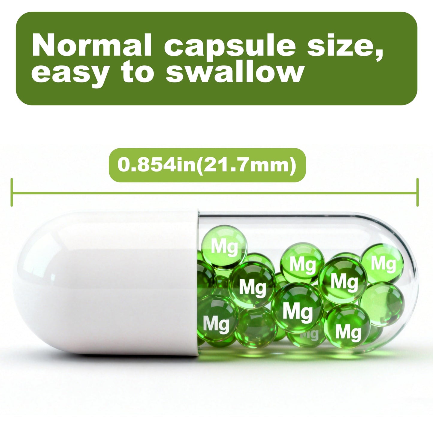 GCUTE Magnesium Glycinate Complex Capsules 130 Servings