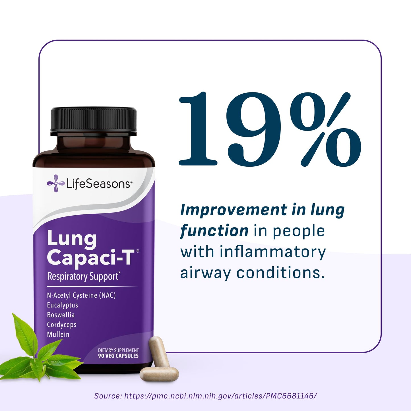 LifeSeasons Lung Capaci-T Capsule 90 Capsules
