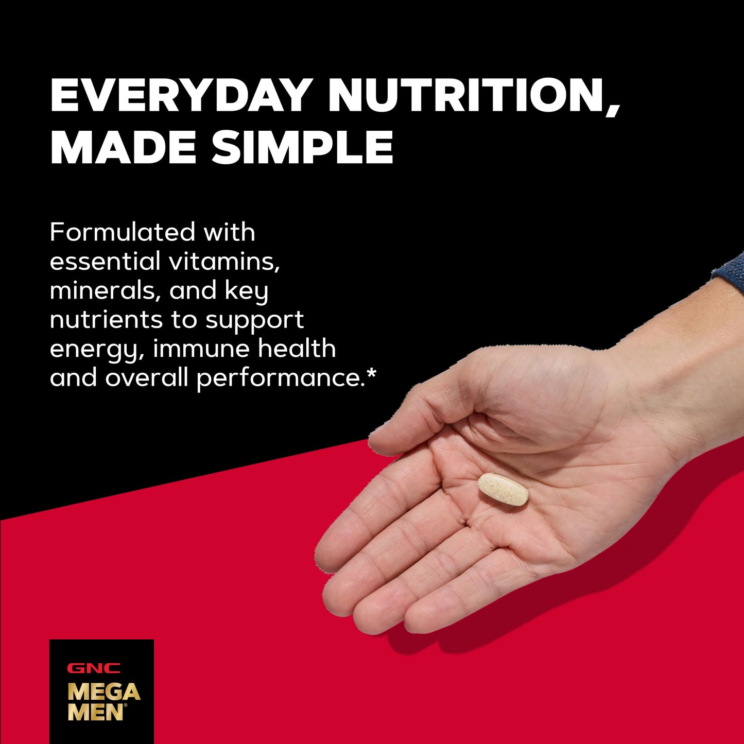 GNC Mega Men One Daily Multi Caplets, 60 Count