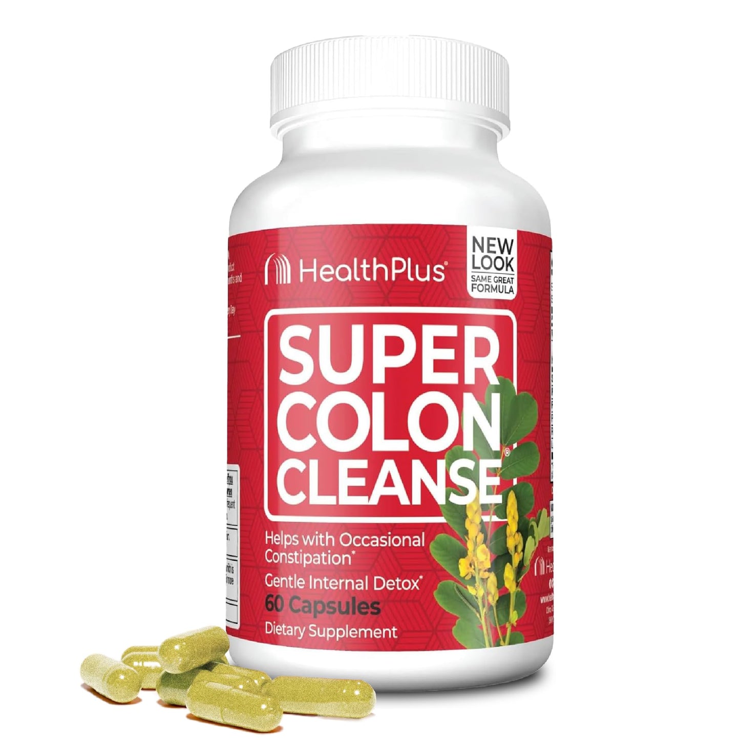 Health Plus Super Colon Cleanse Capsules, 60 Count