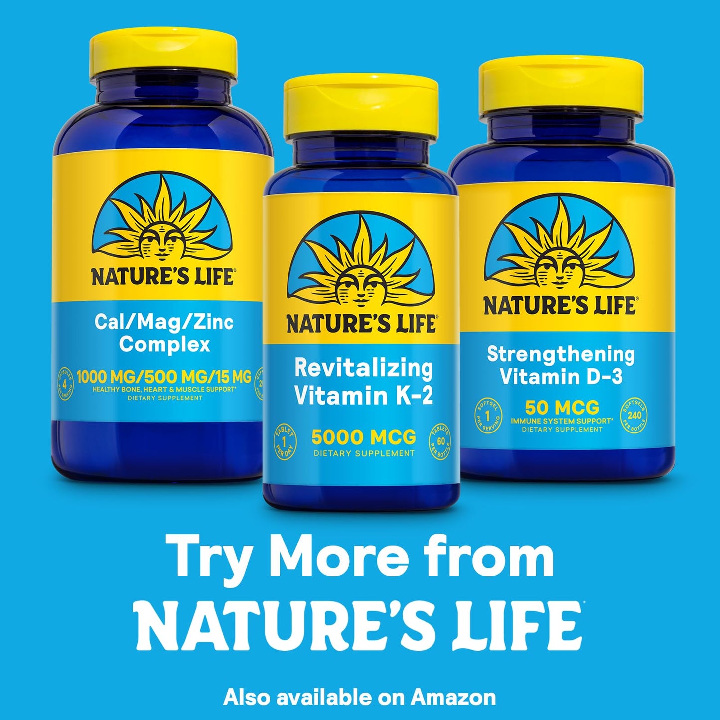 Nature's Life Revitalizing Vitamin K2 60 Tablets