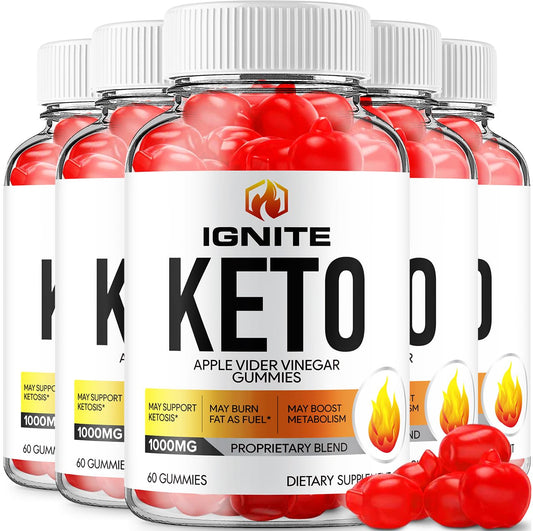 Indelo Ignite Keto ACV Gummies, 300 Gummies