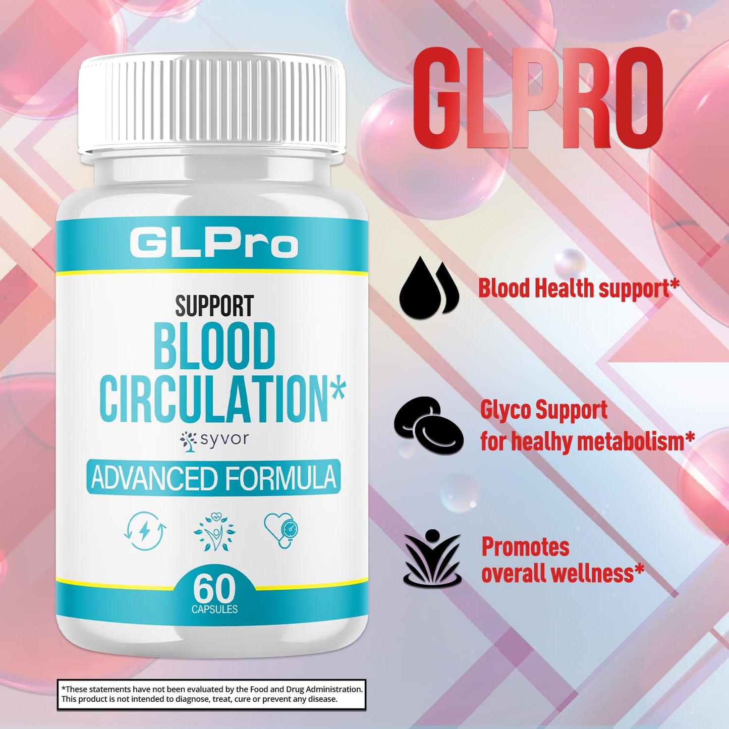 Syvor GLPro Blood Capsules 300 Capsules