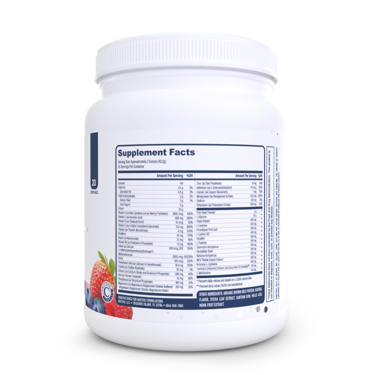 NuEthix Formulations Medipure Ultra with Rice Protein Phase 1 & 2 Detoxification System Powder 29.76 Ounce