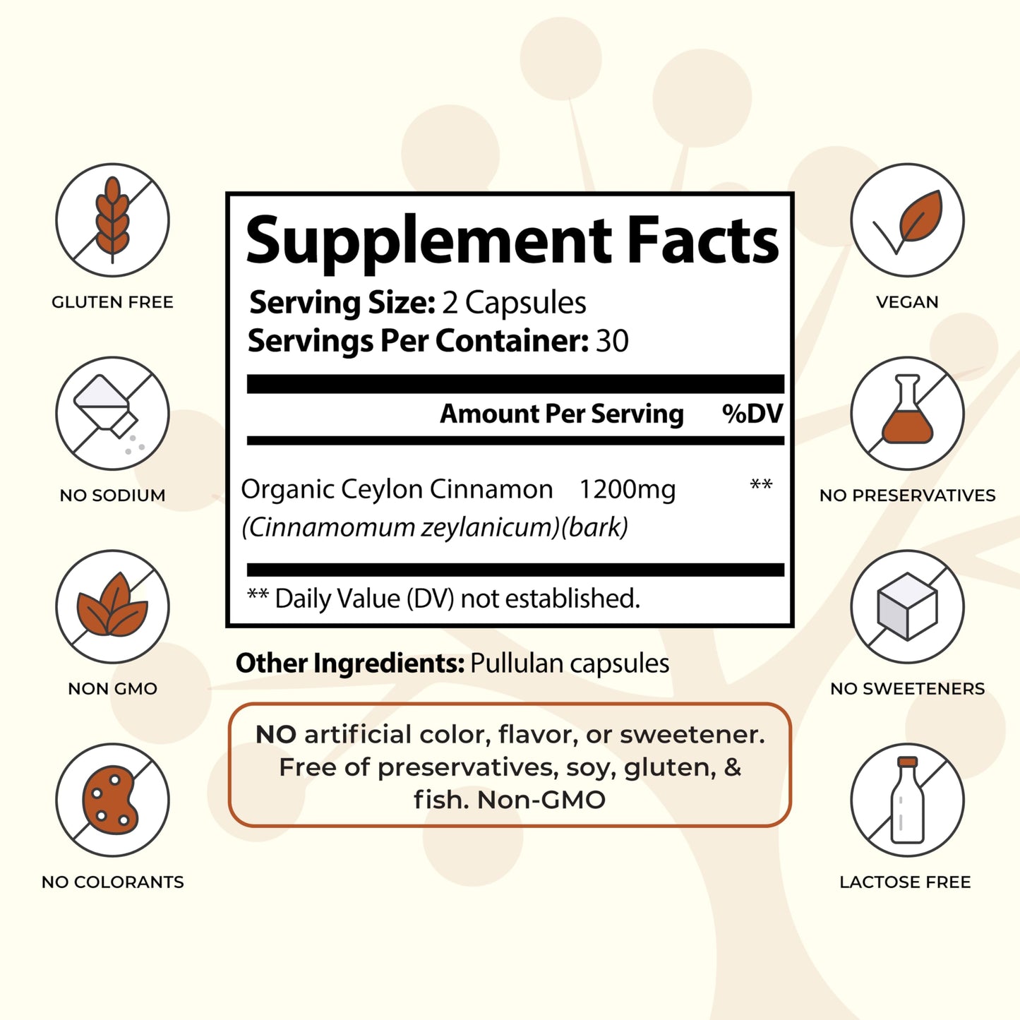 Socotra Health Ceylon Cinnamon Capsules, 60 Count