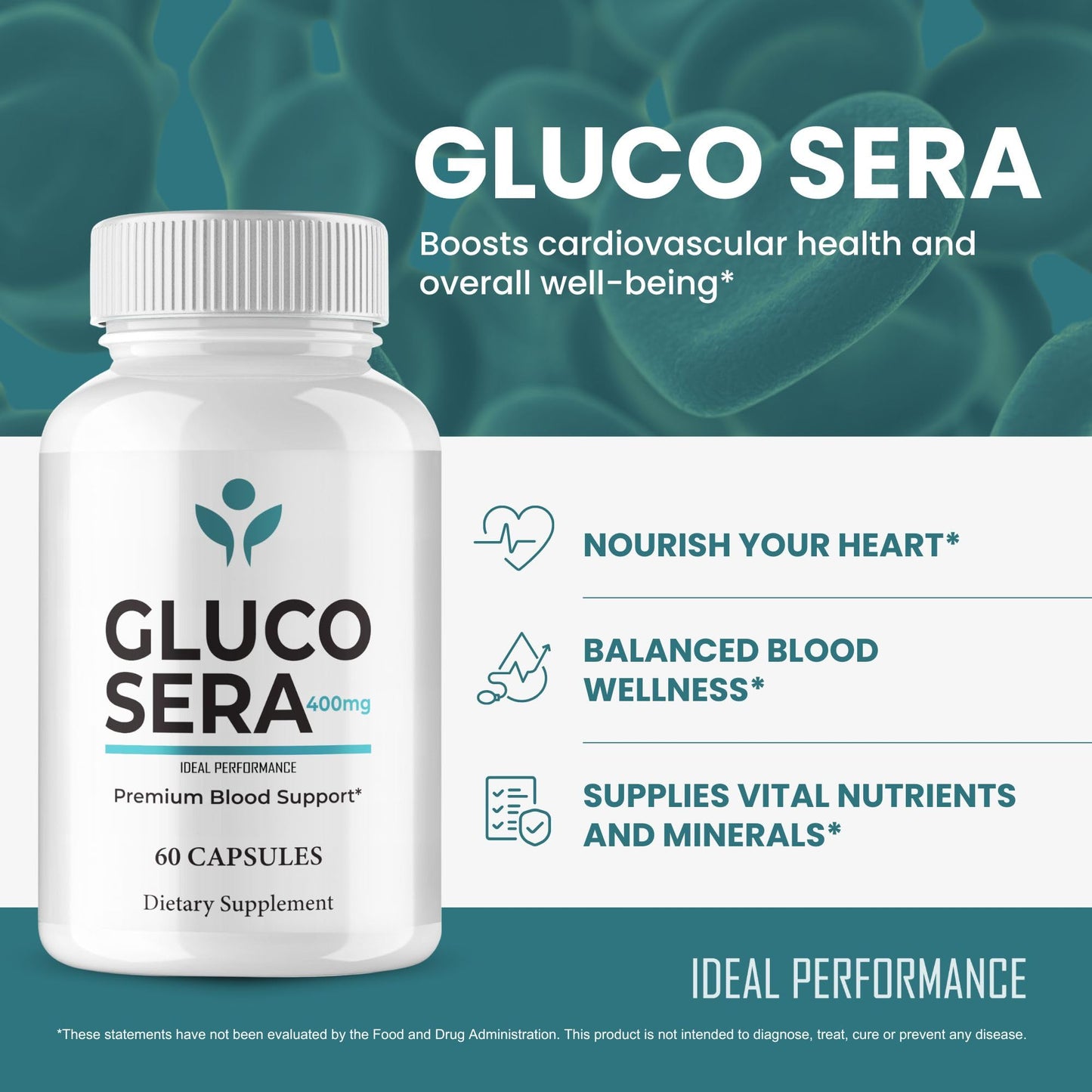 IDEAL PERFORMANCE Gluco Sera 60 Capsules