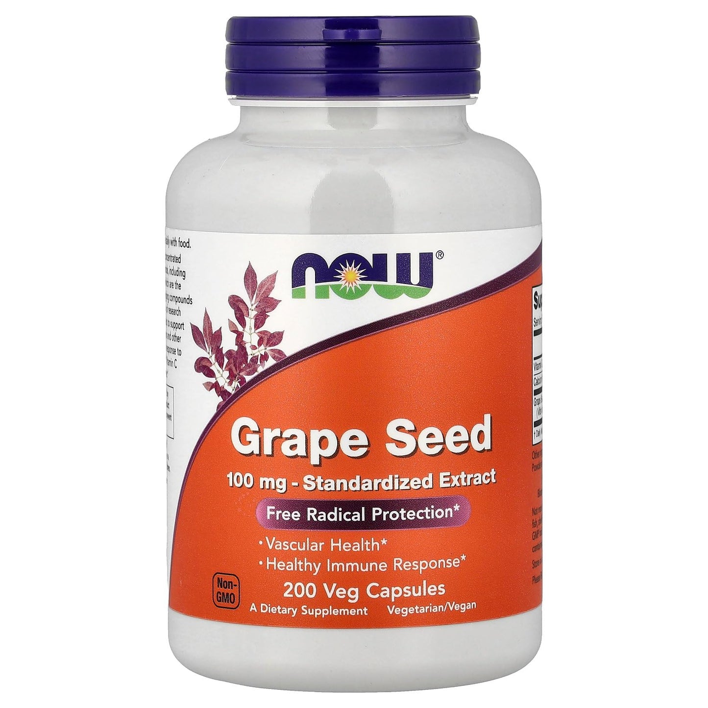 NOW Foods Grape Seed Extract Capsule 200 Count