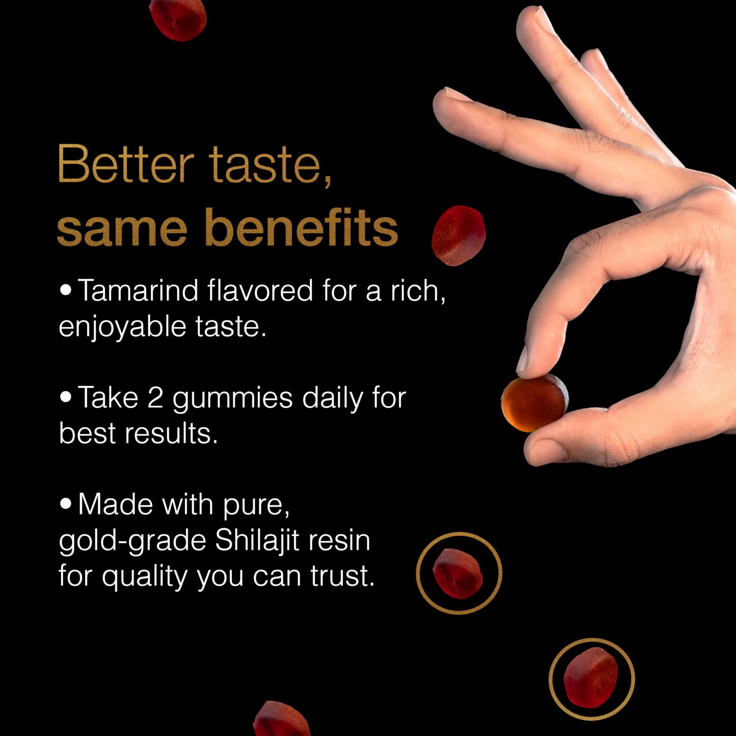 Be Bodywise Pure Himalayan Shilajit Gummies 60 Count