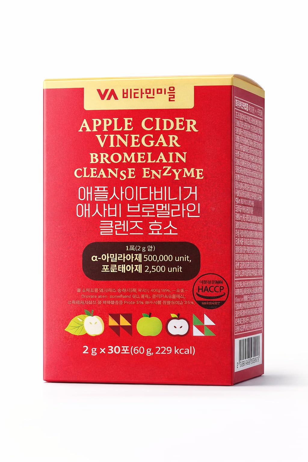 VA비타민마을 Apple Cider Vinegar Bromelain Enzyme Powder 2.12