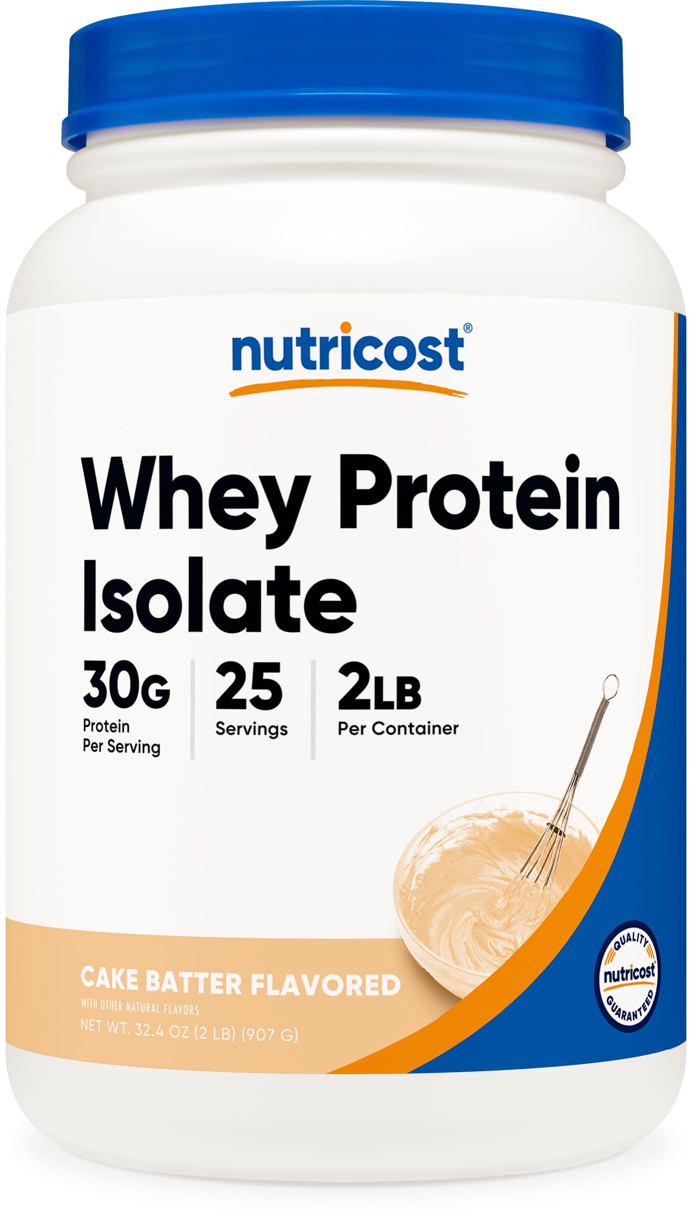 Nutricost Whey Protein Isolate Powder, 32 Servings